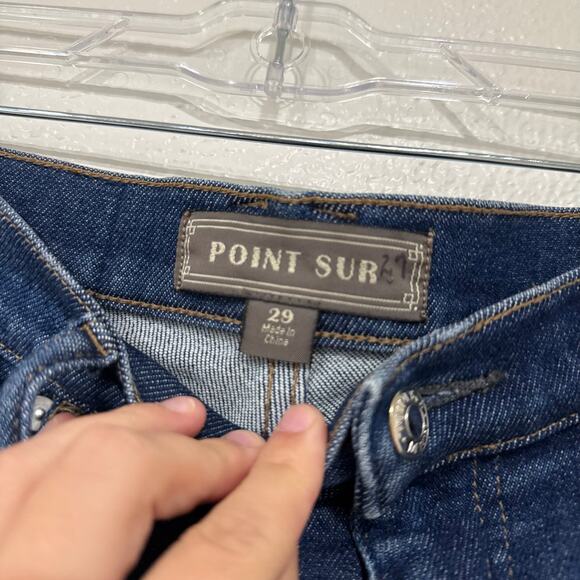 J. Crew Point Sur 10" Hightower Straight Jeans Dark Wash High Waist Size 29 - Picture 5 of 8